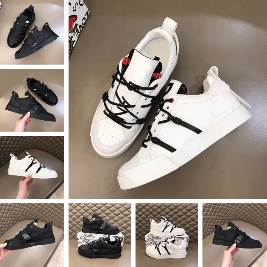 

Famous 23S/S Men Portofins Sneakers Shoes -embossed Skateboard Walking Nappa Leather Leisure Flats Low Top Trainers EU38-46.BOX