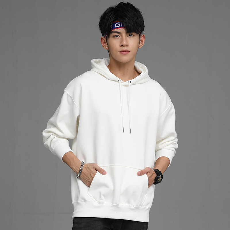 

Mens casual hoodie fashion sweater plush mens fashion sweater pullover