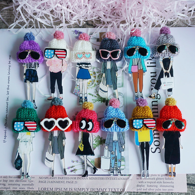 

Pins Brooches A SetBoxed Cute Fashion Badges For Woman Jewelry Gifts 230216