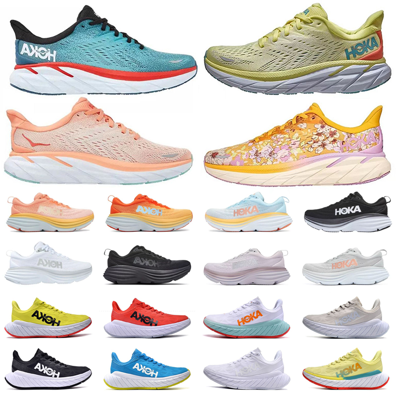 

Outdoor Running Shoes for Mens Women Hoka Bondi 8 Clifton Kawana Challenger ATR 6 red blue Sneakers lifestyle Shock absorption Sports Trainers size 36-45, #8