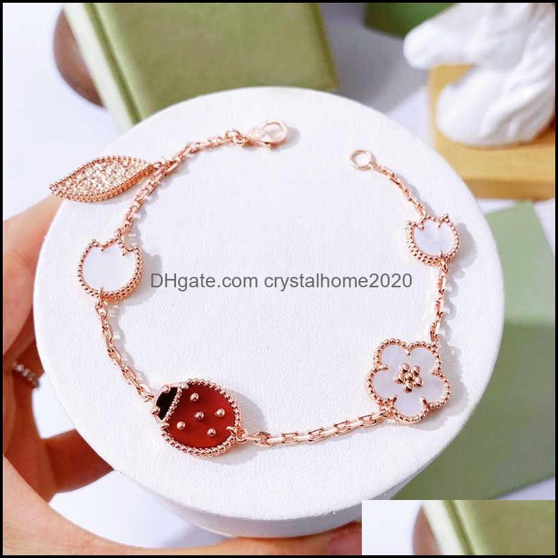 

Charm Bracelets High Edition Lucky Spring Bracelet Classic Designer Jewelry Claasic Mothers Day Gift Drop Delivery Otmob