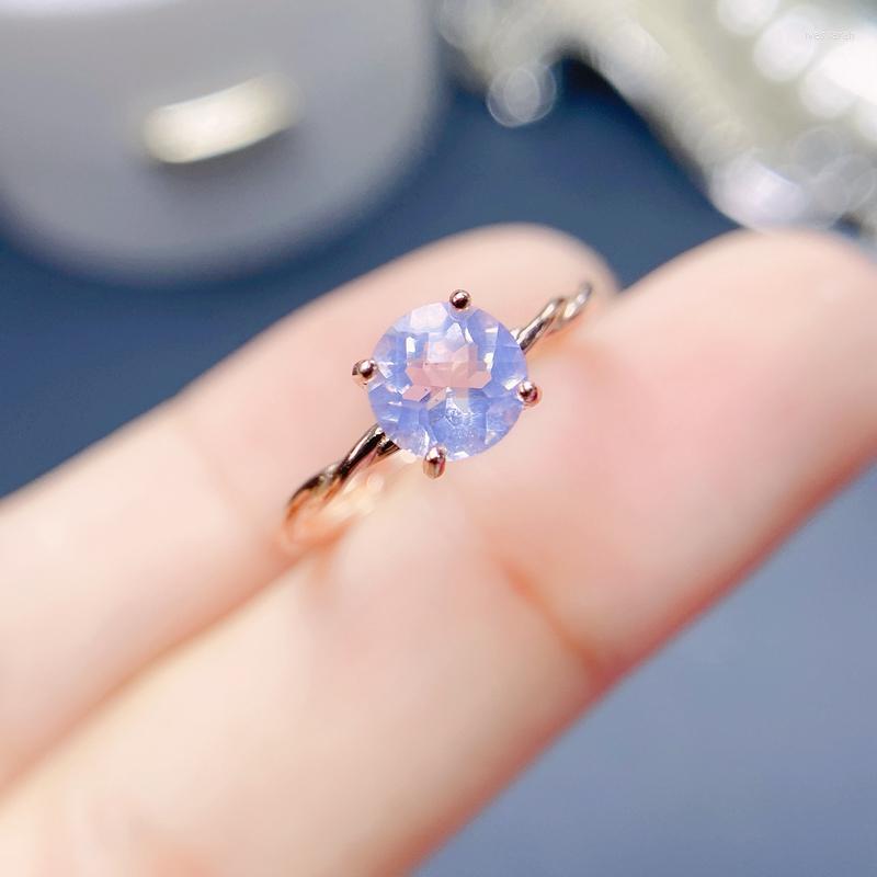 

Cluster Rings Rare Color Lavender CRYSTAL RING 925 Sterling Silver Women's Grand Product