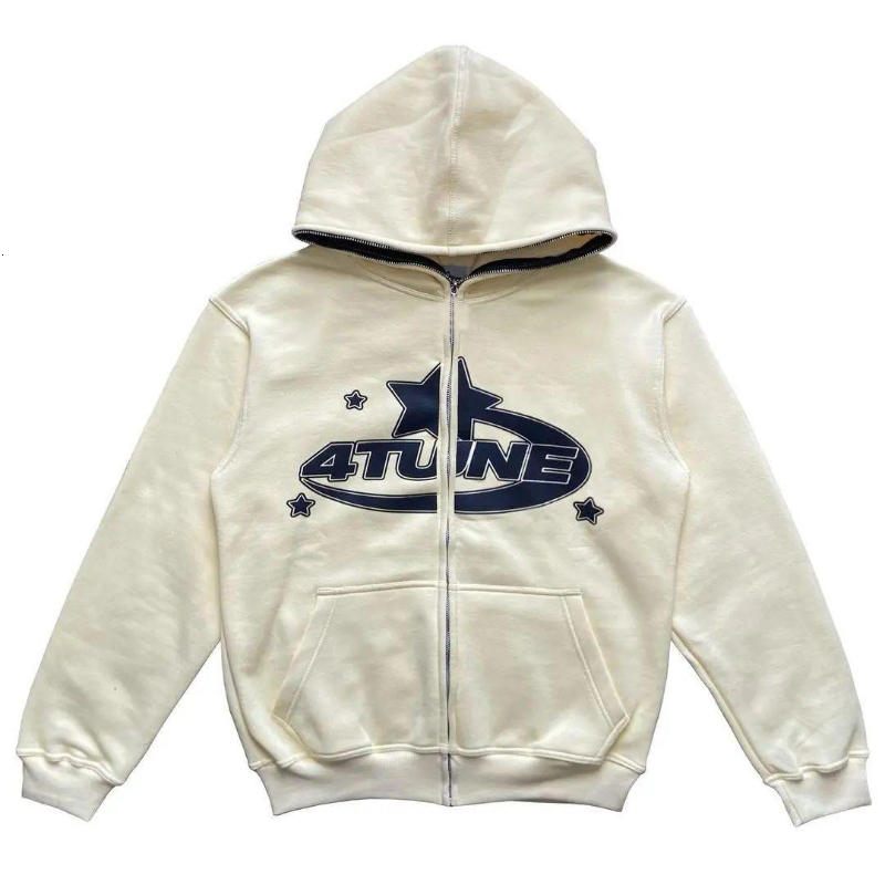 

Men' Tracksuits 2023 Print Hoodie Men Retro Zip Up Long Sleeve Loose Jacket Coats Harajuku Casual Gothic Hooded Sweatshirt Streetwear 230217, Navy