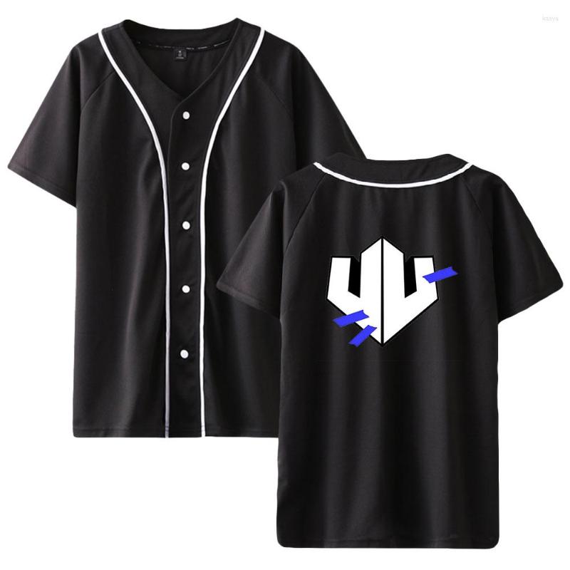 

Men's T Shirts WAWNI Willyrex Baseball Uniform Cosplay Thin Tee Casual Harajuku T-shirts Fashion Pullover Social Star Jersey, Black