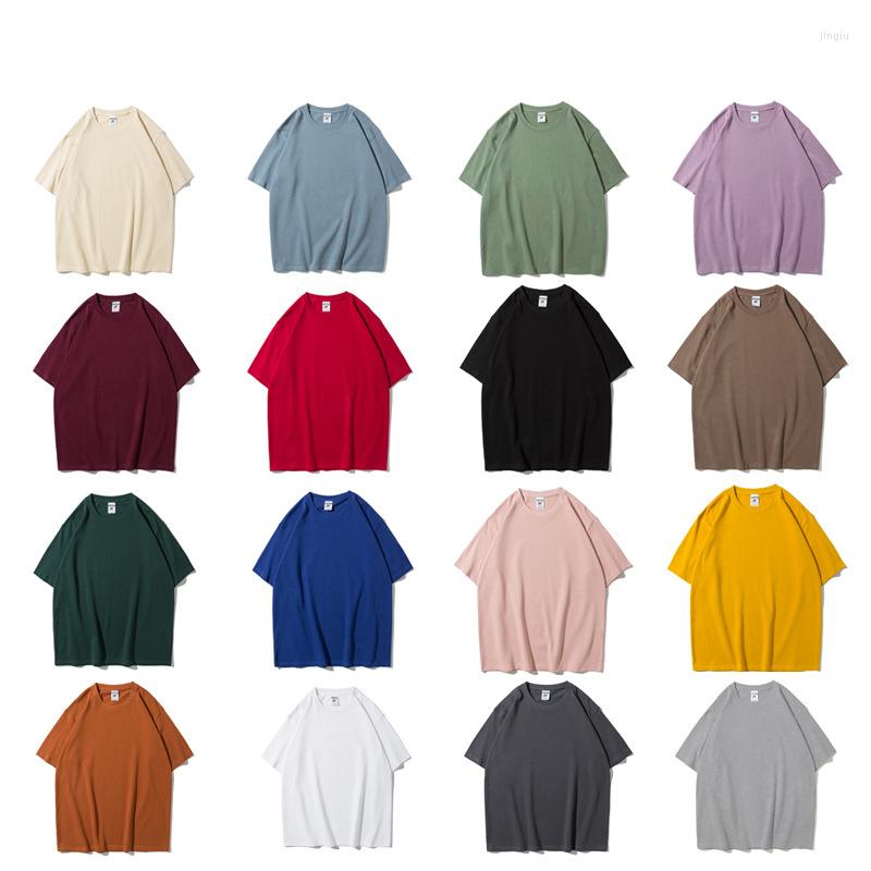 

Men's T Shirts High Qualtity Summer T-shirt For Men Short Sleeve Tee Shirt Cotton Solid Color Trend Leisure Tshirt, Crimson