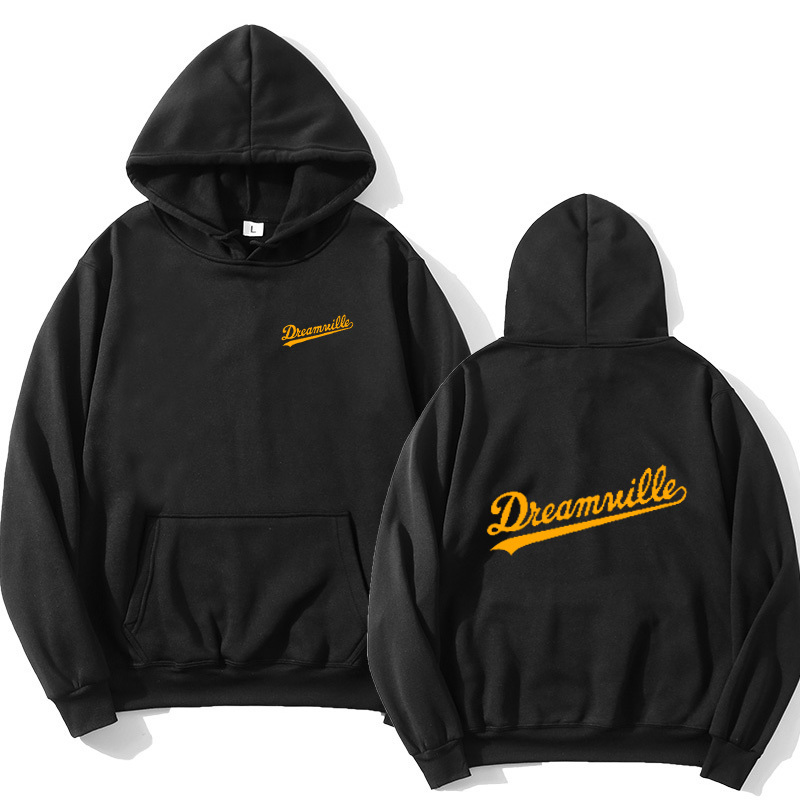 

Mens Hoodies Sweatshirts Selling Men Hip Hop DREAMVILLE J Cole Hooded Letter Swag Winter Ladies Pullover 230216, Red