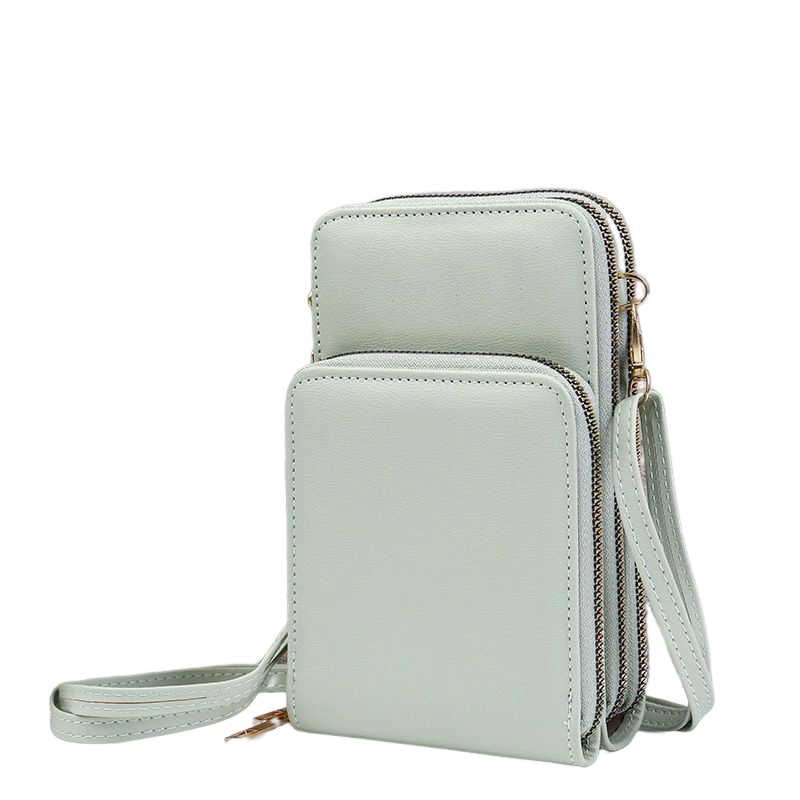 

New Designer Small Crossbody Mobile Phone Bag For Womens Luxury Touch-Screen Fashion Versatile Card Bag Large Capacity Mini Wallet 28, Colour1