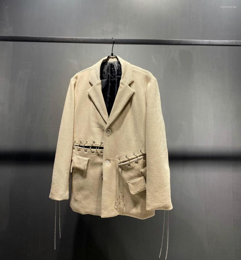 

Men's Jackets R12315 Fashion Men's Coats & 2023 Runway Luxury European Design Party Style Clothing, Picture shown