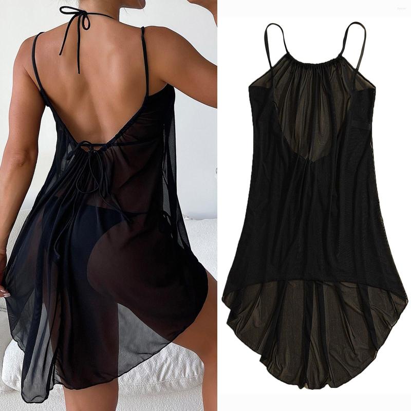 

Women's Swimwear Leopard Print Cover Ups For Bathing Suit Up Women Pants Bikini Drawstring, Black