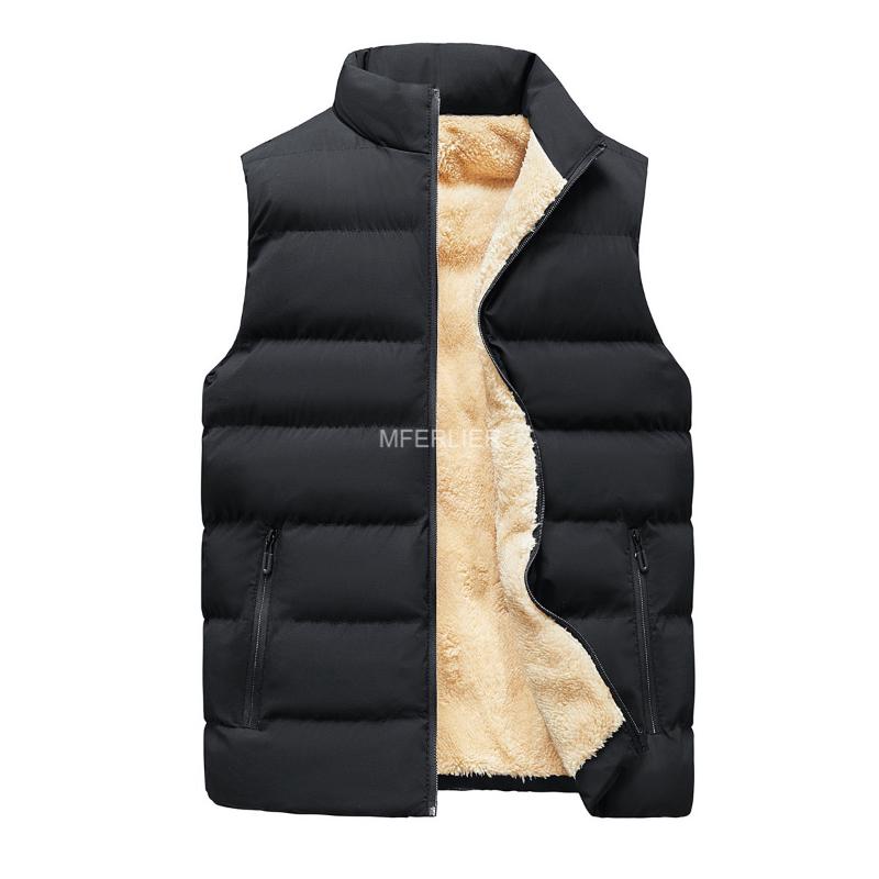 

Men's Vests Autumn WInter Large Size Men Vest 10XL 9XL 8XL 7XL Loose Fleece, Blue