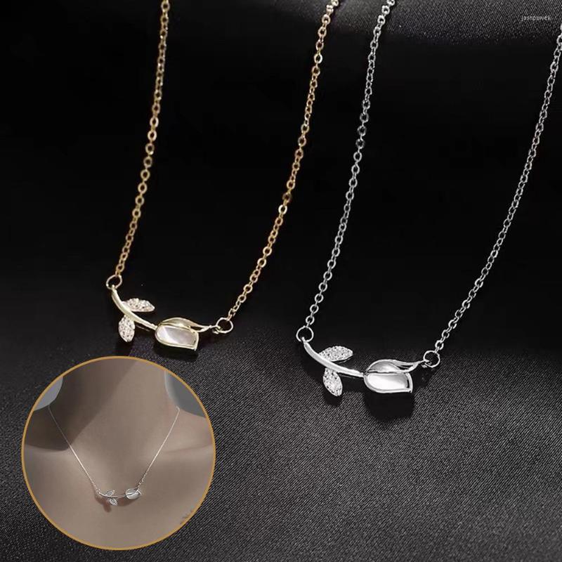 

Pendant Necklaces Neck Jewelry Romantic Tulips Chain Necklace Choker Flower Link