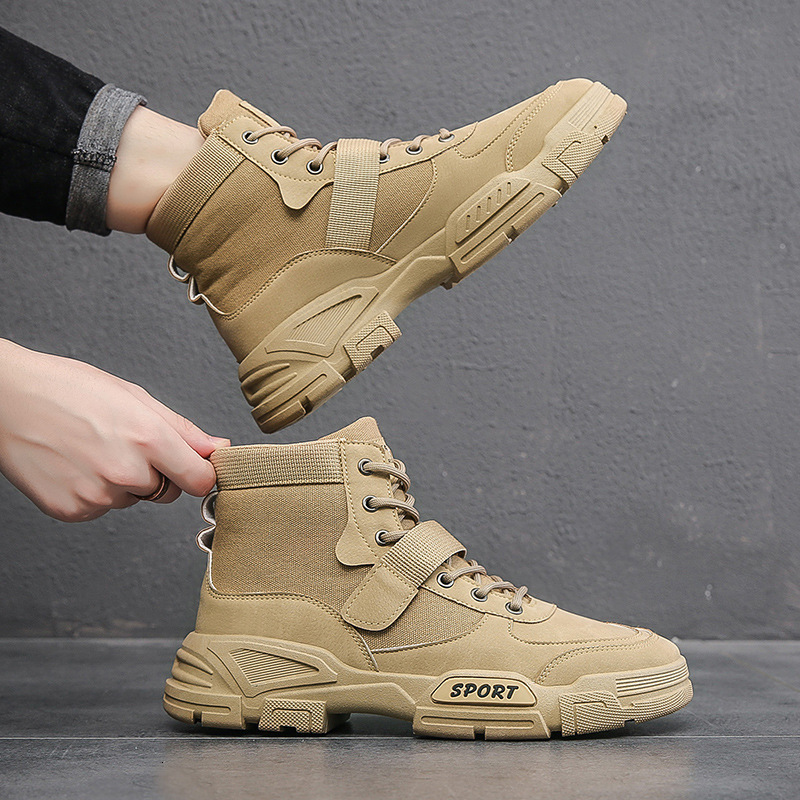

Dress Shoes Autumn Winter Casual for Men High Top Sneakers Fashion Platform Ankle Boots Working Outdoor Booties Zapatos De Hombre 230217, 998black with fur