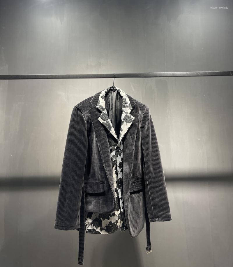 

Men's Jackets R12103 Fashion Men's Coats & 2023 Runway Luxury European Design Party Style Clothing, Picture shown