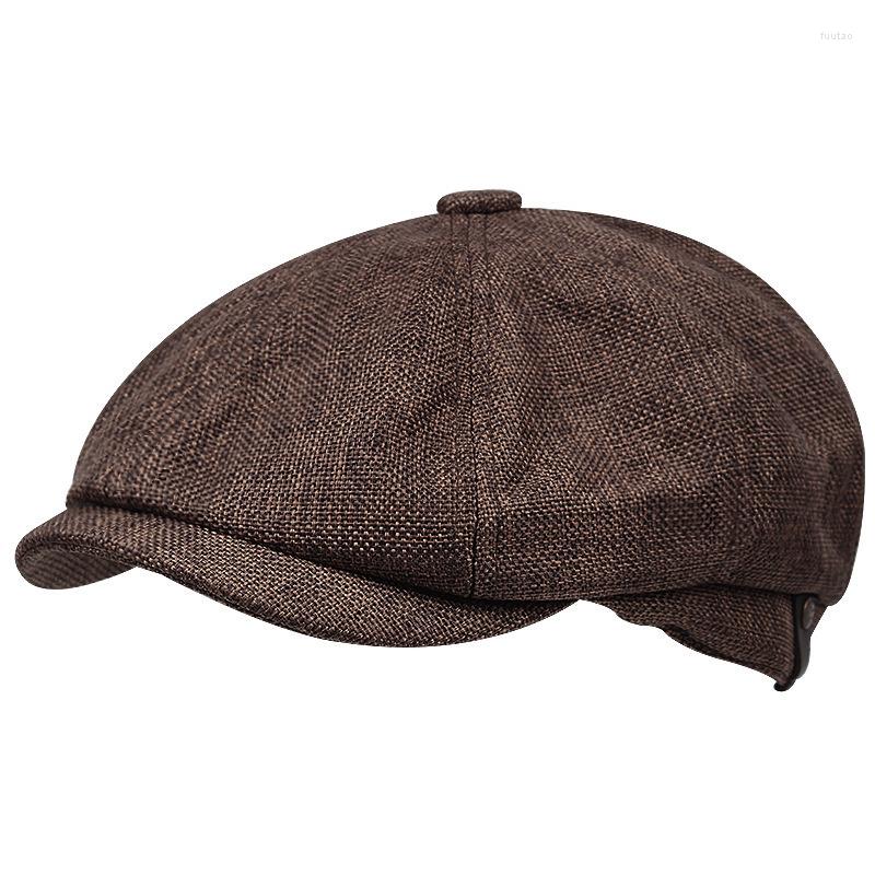 

Berets Beret Sboy Hat French Cap Classic Autumn Spring Winter Hats Driving Hunting For Friend Gift Artist, Black