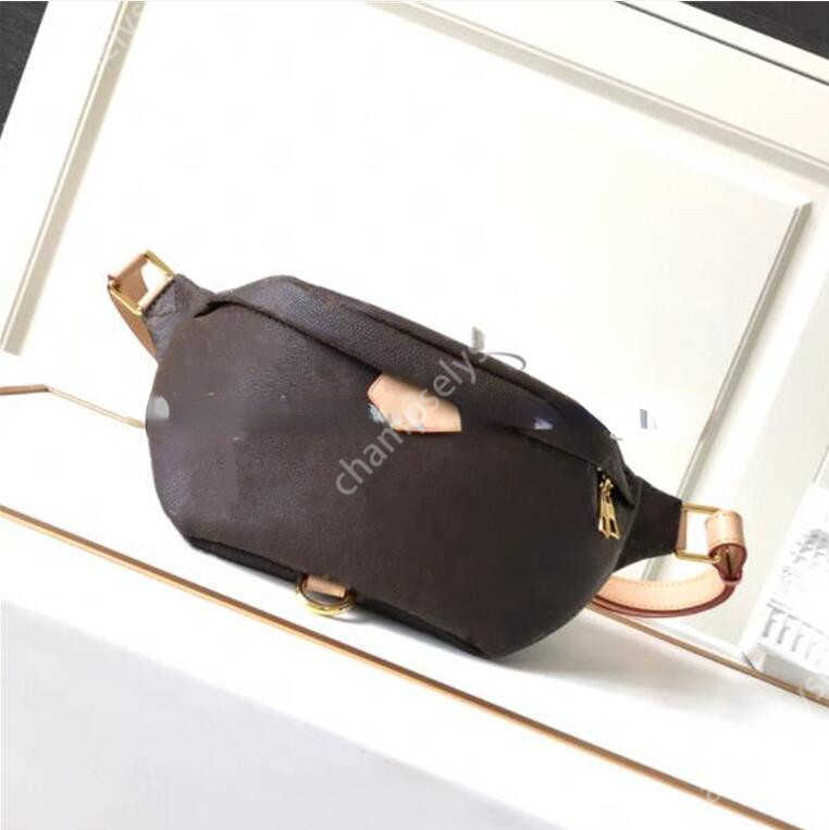 

Quality handbag Waist bag chest cosmetic women Shoulder promotion flower fashion serial number bumbag2023, Black grid