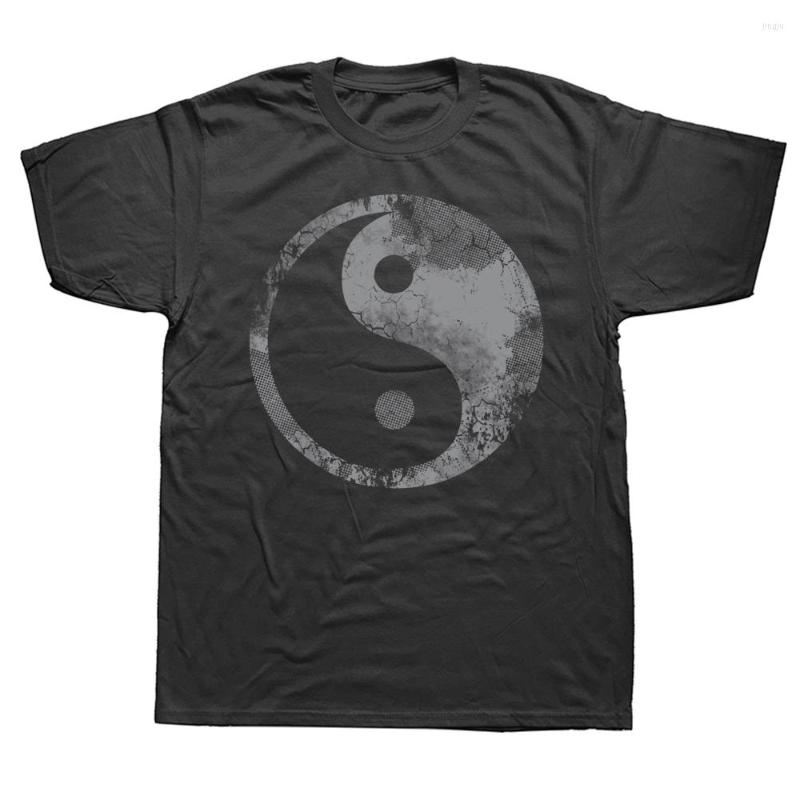 

Men's T Shirts Yin Yang Taoist Taoism Tao Vintage Graphic Cotton Streetwear Short Sleeve Birthday Gifts Summer Style T-shirt Men, White