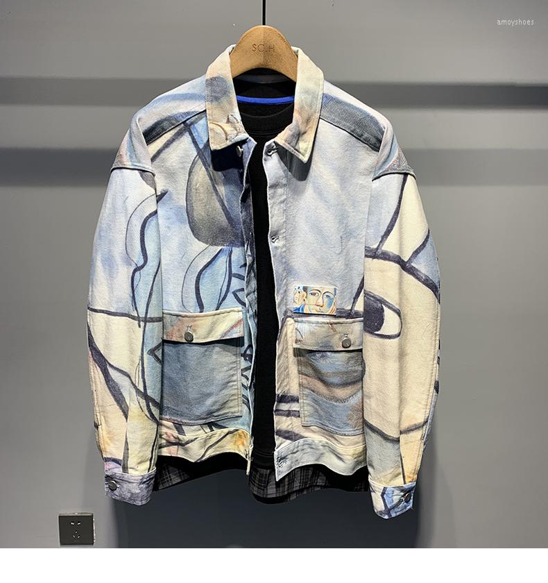 

Men's Jackets S08949 Fashion Men's Coats & 2023 Runway Luxury European Design Party Style Clothing, Picture shown