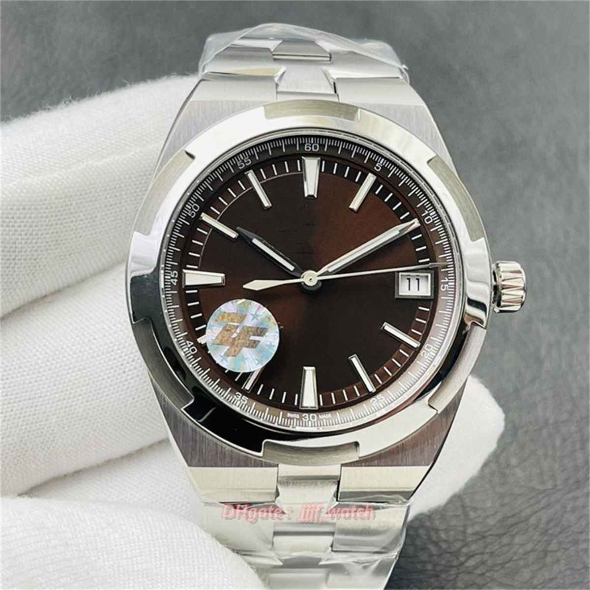 

ZF 4500 41x11mm 5100 Automatic Mechanical movement steel case Contains 172 parts frequency 28800 per hour, As shown