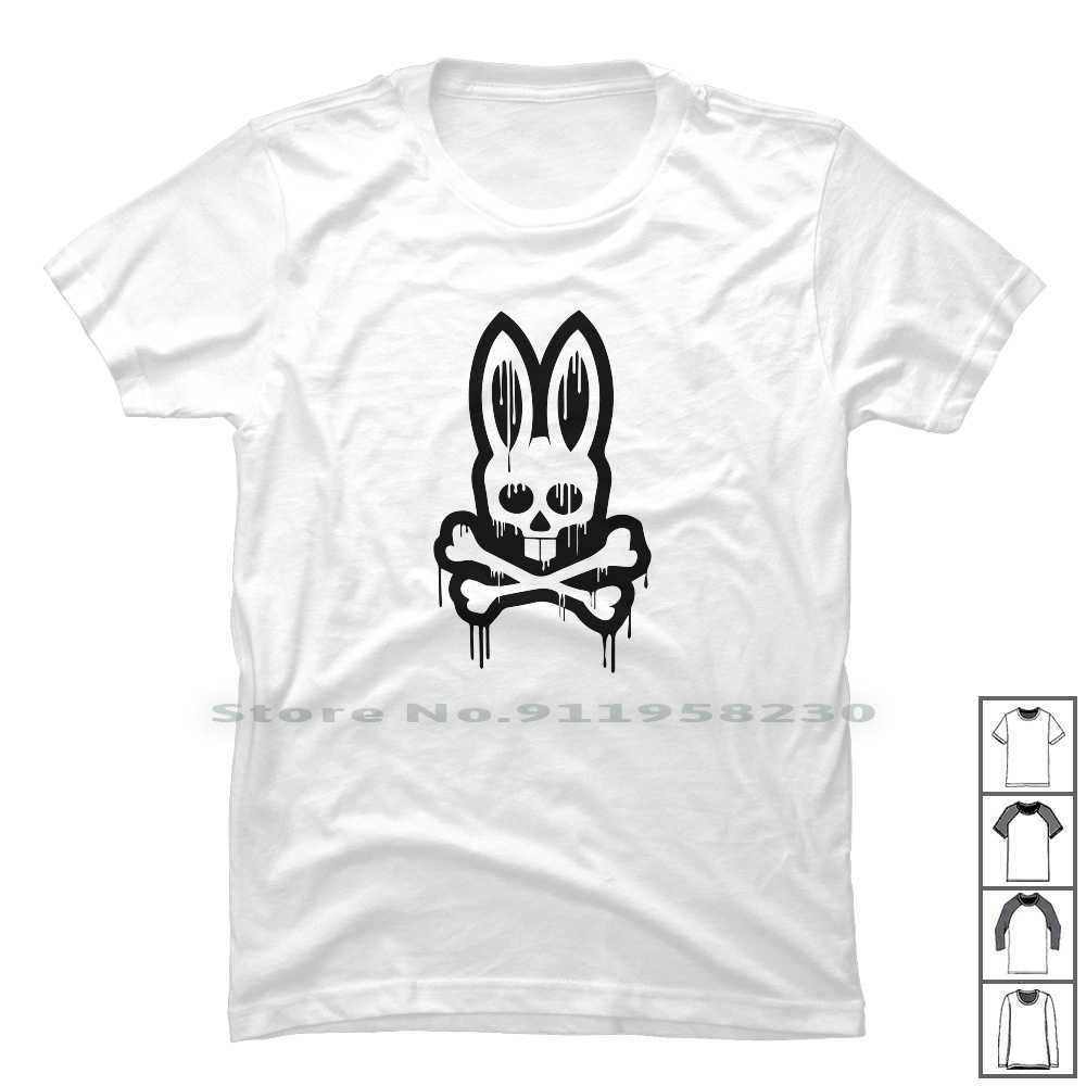 

Men's T-Shirts Bone Rabbit T Shirt 100% Cotton Illustration Vector Rabbit Poster Design Print Text Sign Bone One Bit Ra L230217, Mraglan-black