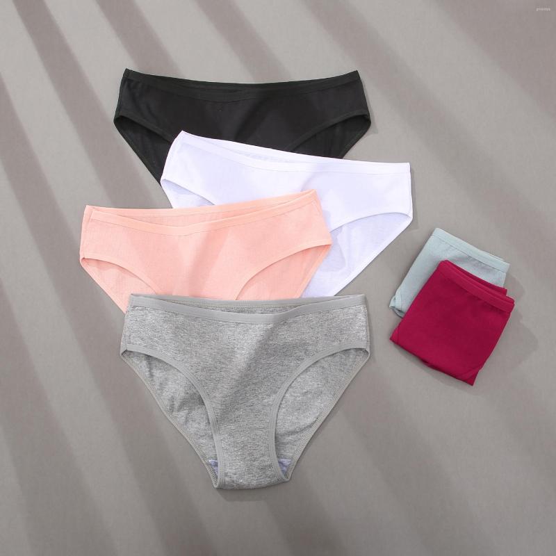 

Women' Panties Women Striped Sexy Soft Underwear Comfortable Underpants Low Waist Print Woman' Briefs Thongs Lady Lingerie, Black