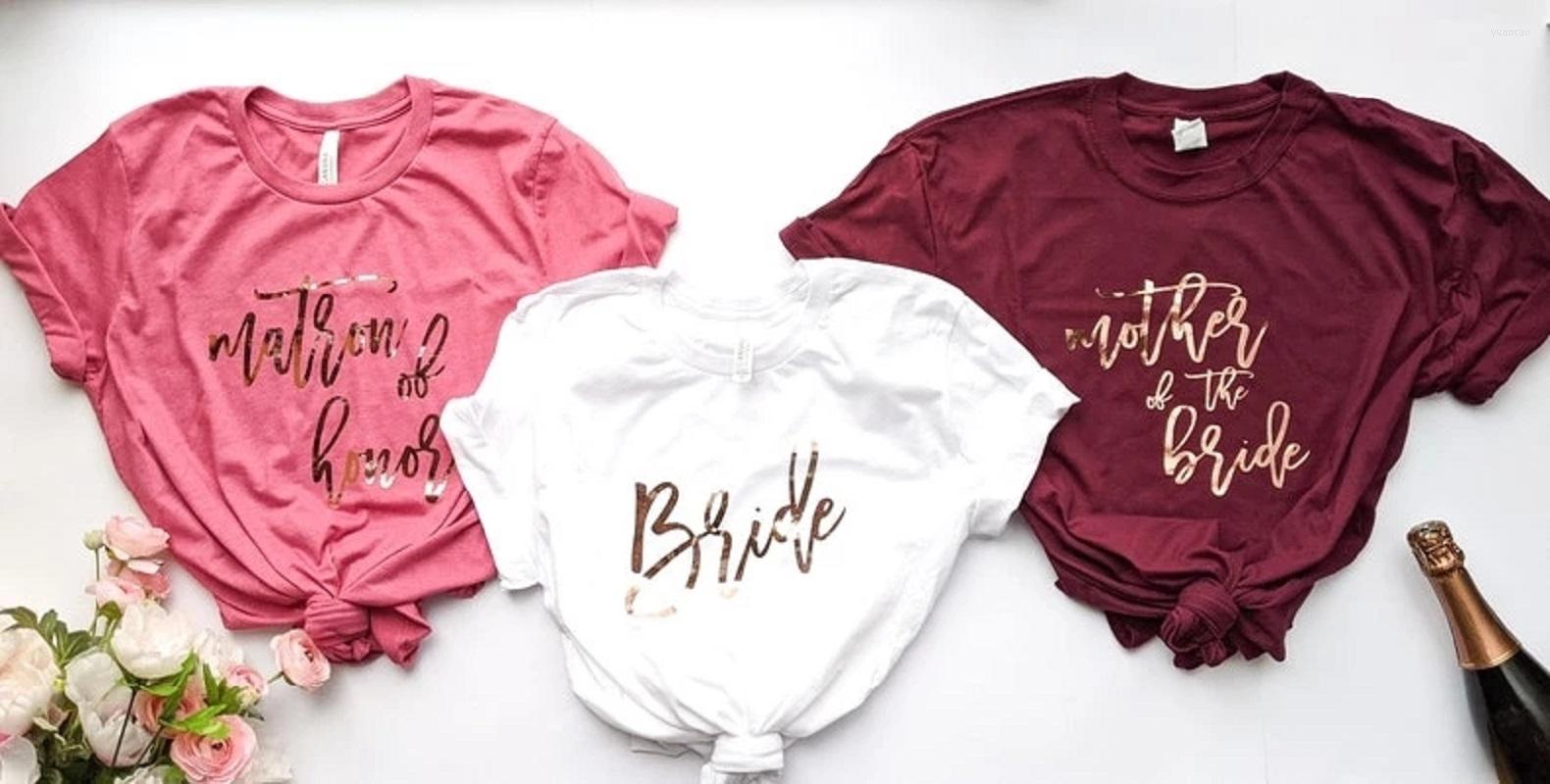 

Women' T Shirts Bachelorette Party Bridesmaid Shirt Bridesmaids Tshirts Supplies Gift Regular, A862