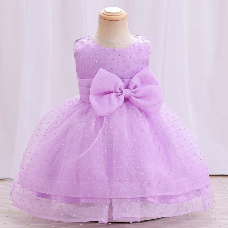 

Girl Dresses Born Baby Birthday Dress Little Boutique Clothes 1 Year Toddler Baptism Frock Princess Christening Party Vestidos, Purple