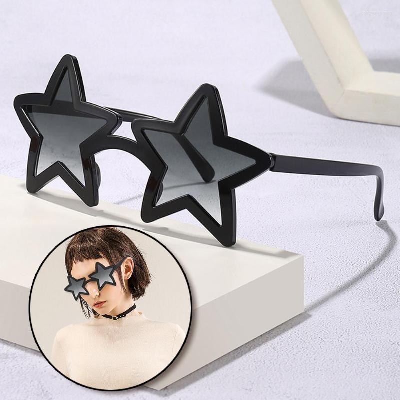 

Sunglasses 2023 Fashion Star Shape Sun Glasses Funny Pentagram Eyewear Vintage Plastic Frame For Summer Beach Party Eyeglasses
