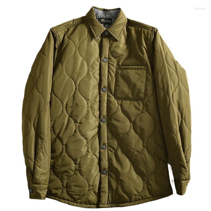 

Men's Jackets Men's Cotton Lining Jacket Vintage Style Autumn Winter Loose Casual Coat Fashion Youth Warm Outerwear Men, Black