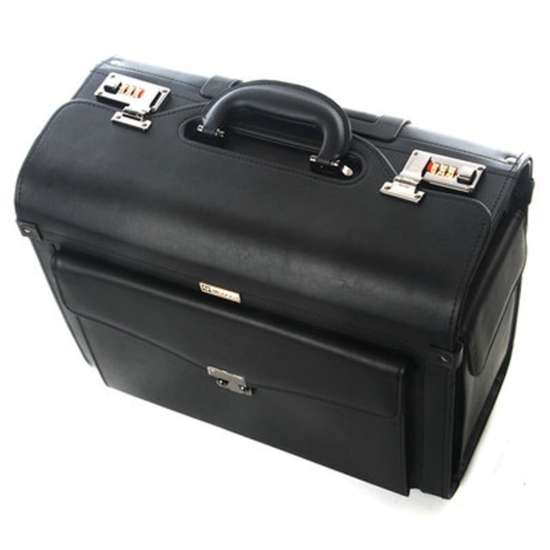 

Suitcases PVC Retro Leather pilot Rolling Luggage Cabin Airline stewardess Travel Men Women Business Trolley Suitcase 230216
