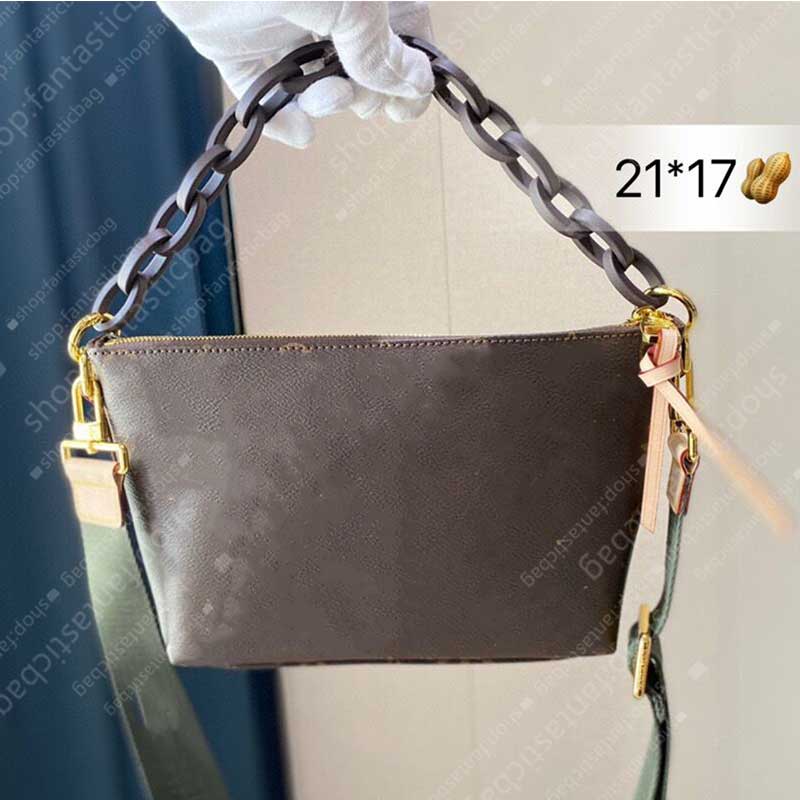 

Women's croissant single shoulder bag crossbody bag classic versatile Fashion Designer, 1 21cm