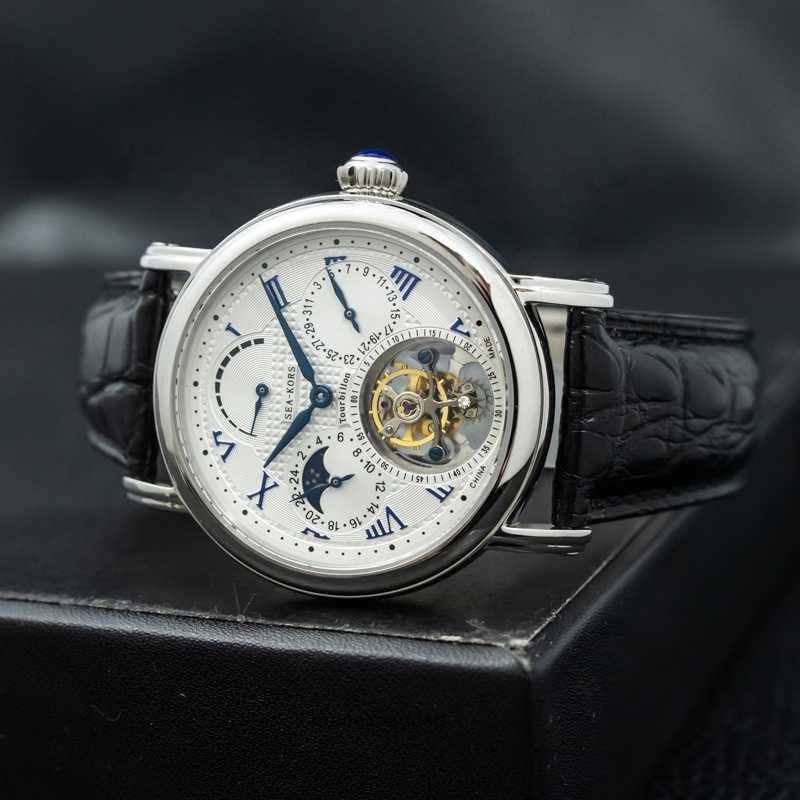 

High Quality Fashion Iced Out WatchesMens Wrist Luxury Round Cut Lab Gr DFAS