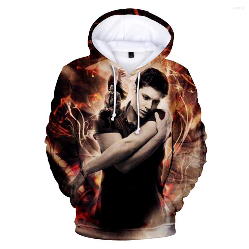 

Men's Hoodies Supernatural 3D Men/Women Autumn Winter Fashion Casual Sweatshirts Print Hoodie Clothes, Beige