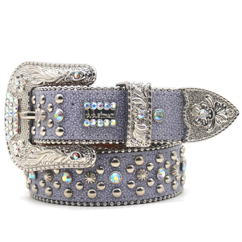 

Designer Bb Belt Simon Belts for Men Women Shiny diamond belt Black Blue white multicolour with bling rhinestones as gift baiying, Belt and box