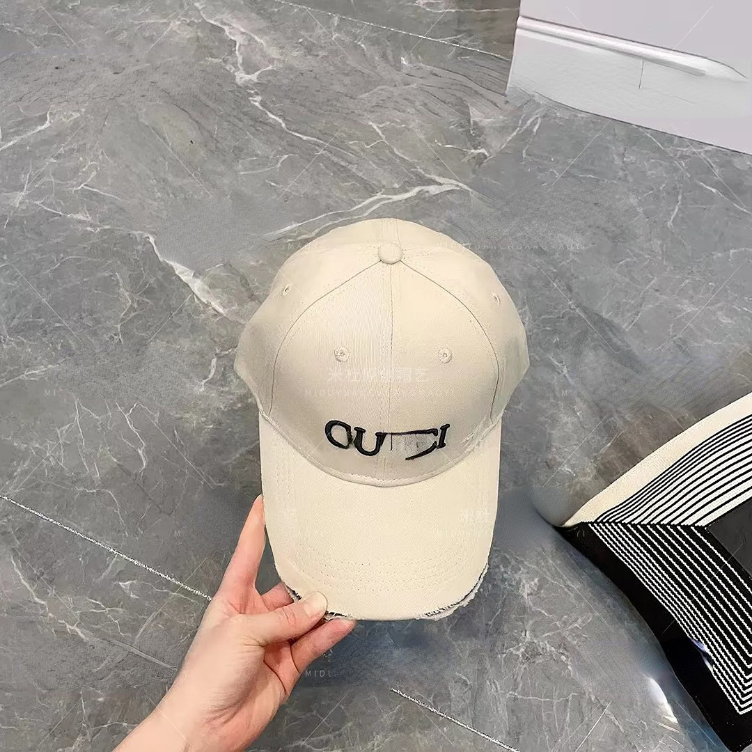 

Classic luxury casquette designer letter ambroidered cotton simple baseball cap couple hat, Grey