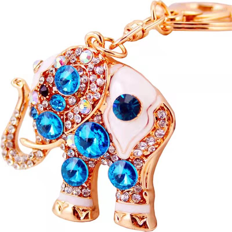 

Keychains Elephant Animal Car Keyring Fashion Key Chain Metal Ring Holder Souvenir Gifts Novelty