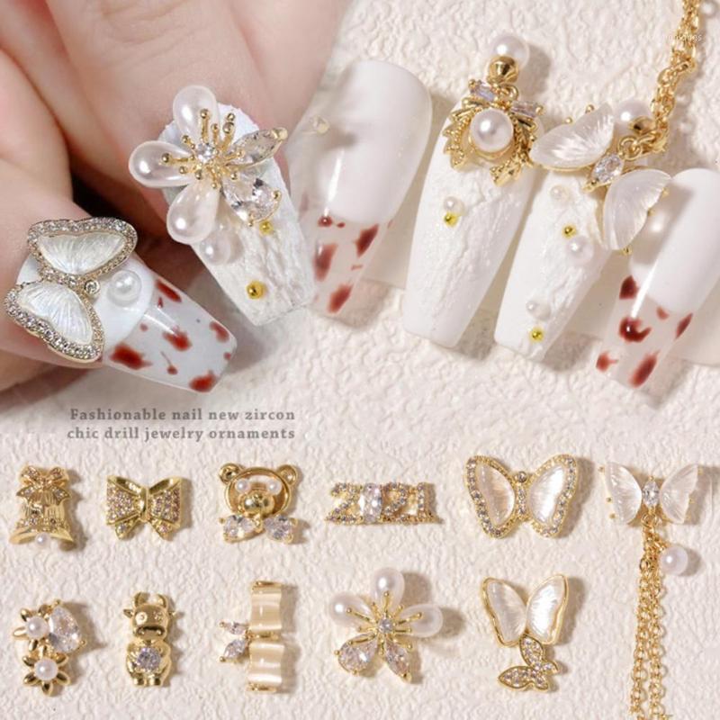 

Nail Art Decorations Beautiful Portable Creative Butterfly Shape Decor For Salon