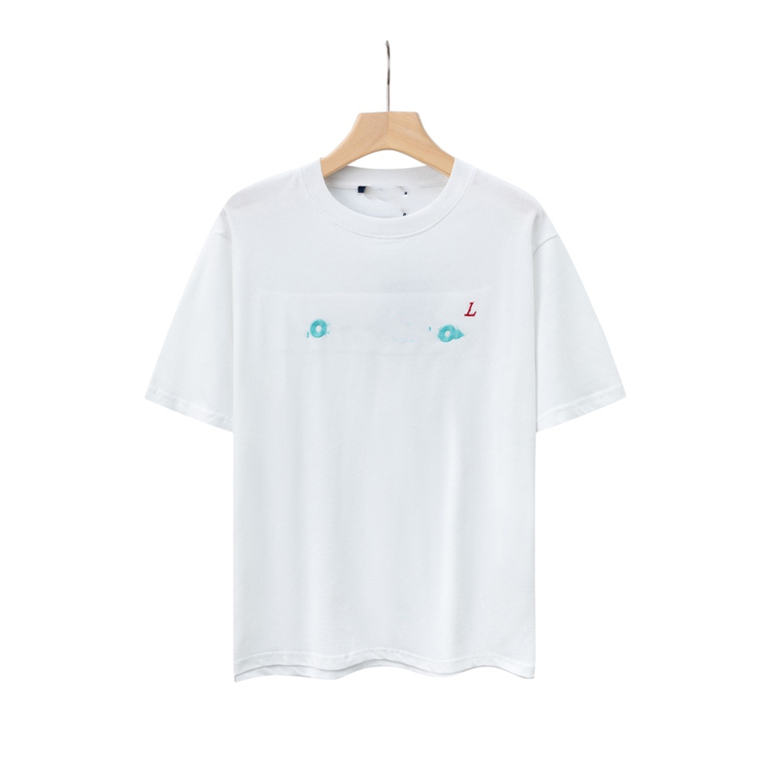

Fashion Men' T-Shirts Luxury design 2023 Louiseity Men T-Shirt Retro Decoration Cotton soft anti-wrinkle letter Printing Casual Couple Short Sleeve Viutonity 011-018, 16