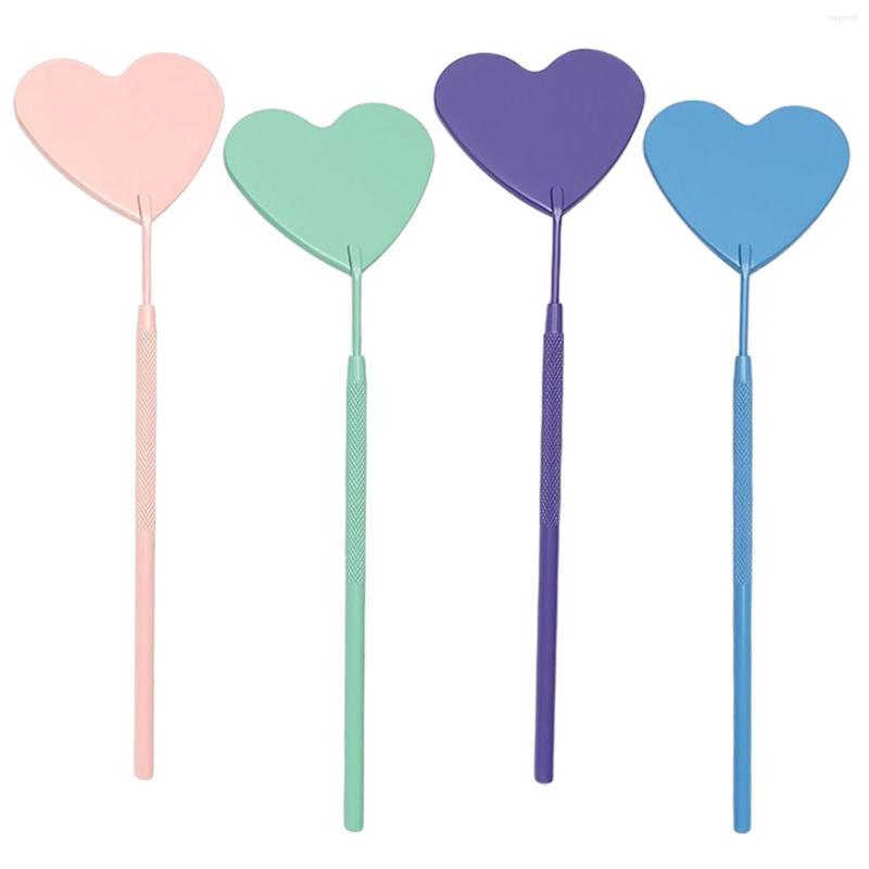 

False Eyelashes Heart Design Eyelash Mirror Lash Extension Finishing For Accessories