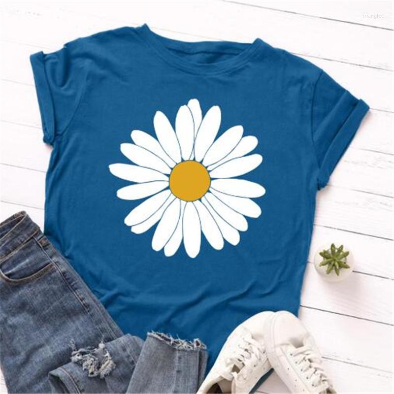 

Women' T Shirts Summer Women Tshirt Cotton Plus Size 5XL Short Sleeve Graphic Tee Shirt Tops Flower Print Female Loose Casual Large T-shirt, A33-6