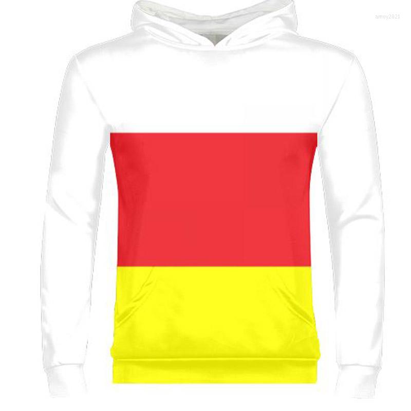 

Men' Hoodies NORTH OSSETIA ALAN OF REPUBLIC Male Youth Custom Po Zipper Sweatshirt Russian Federation University Flag Russia Boy Clothes, 1004