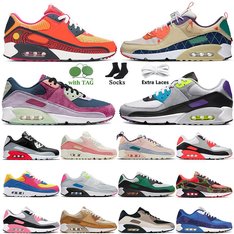 

5A-High quality max 90 running shoes cushion 90s light bordeaux essential white black surplus wolf grey laser blue camo infrared trainers sports sneakers, 38