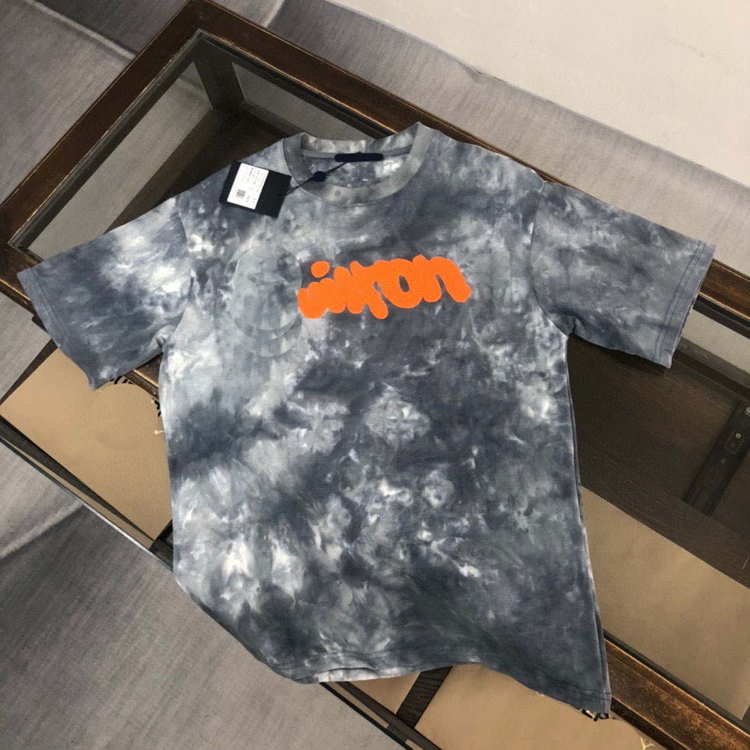 2022 round neck Men's Plus Tees & Polos with cotton printing and embroidery, 100% replica of European size t-shirts 0w0
