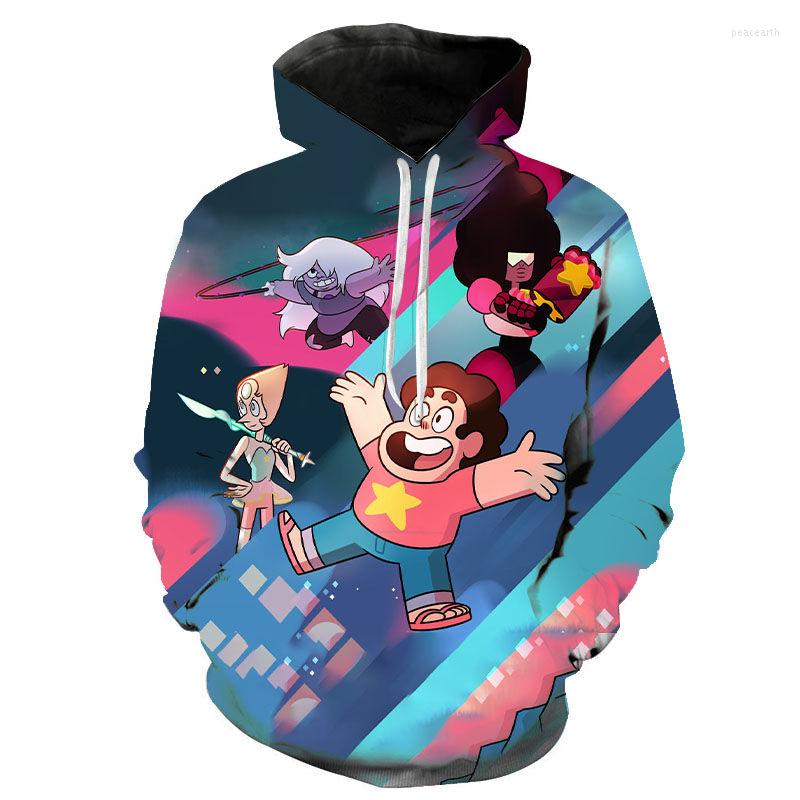 

Men's Hoodies 2023 Funny 3D Print Men Women Children Anime Streetwear Steven Universe Sweatshirt Harajuku Fashion Hoody Pullover, Wya1690.