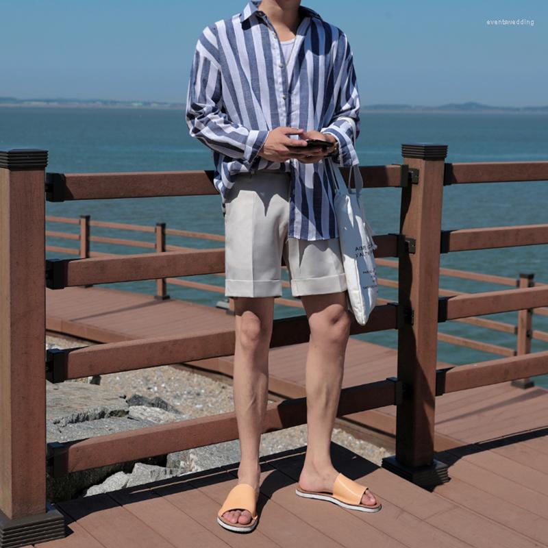 

Men's Shorts 2023 Summer Casual Men's Cotton Fashion Classic Style Man Trousers Beach Size Short Men Male Bussiness W21, Khaki