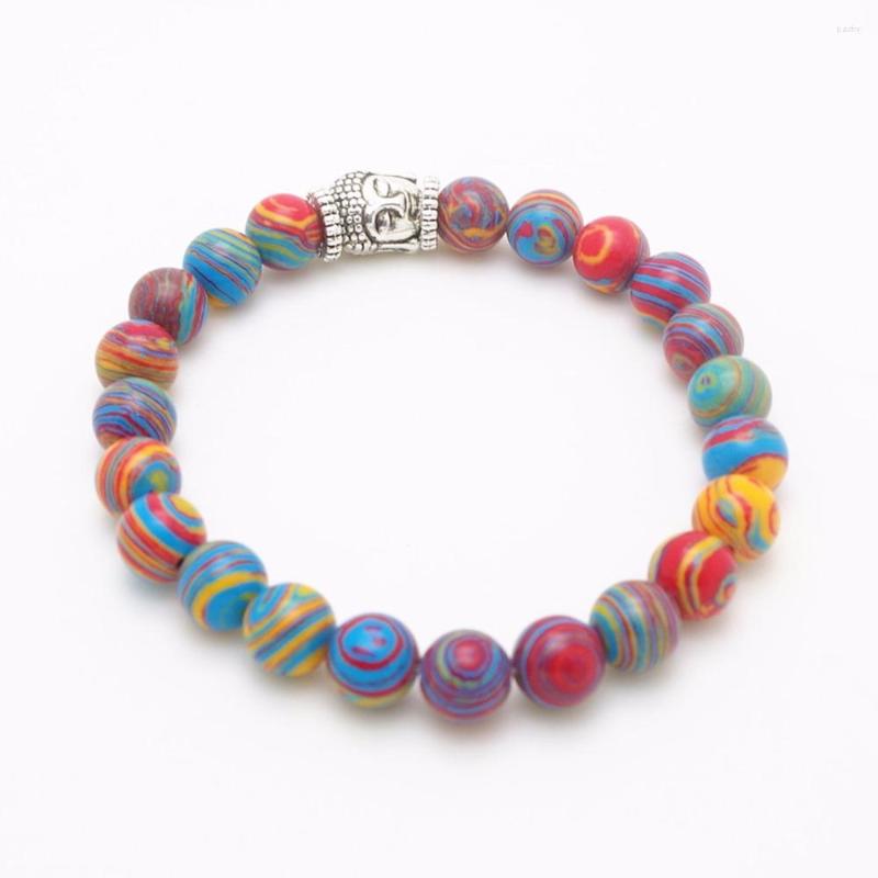 

Charm Bracelets DIY 7 Chakra Bracelet For Women Men Buddha Reiki Prayer Stones Yoga Energy Healing Balance Beads Dropship