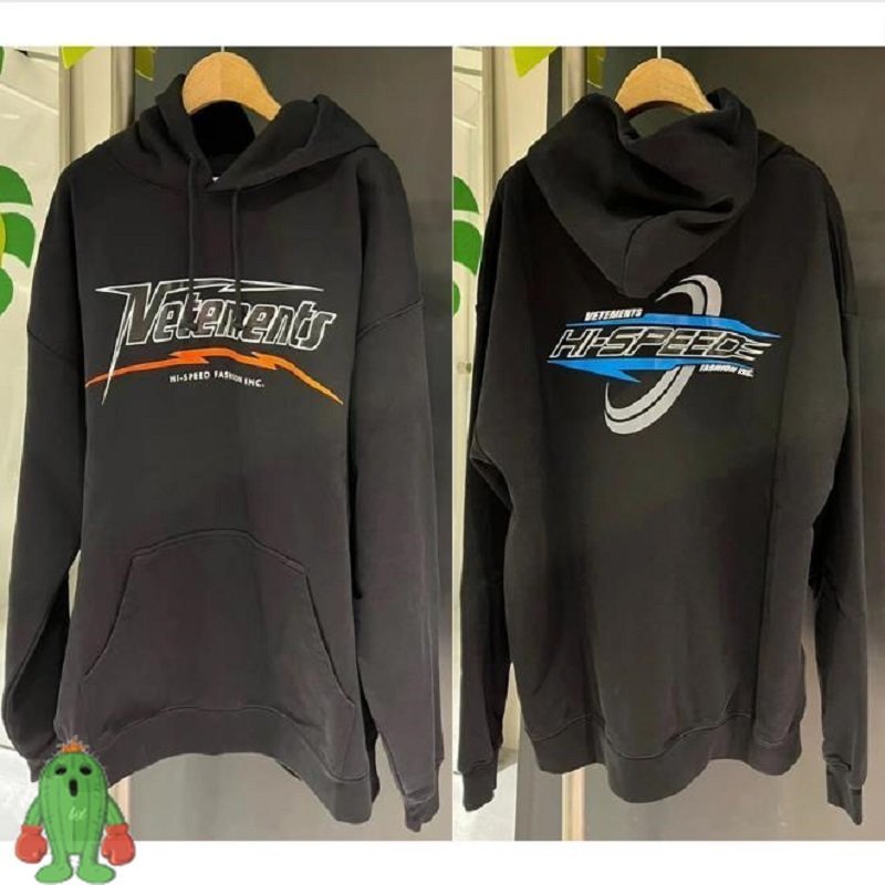 

Men's Tracksuits Oversized VETEMENTS Hoodies Fashion Embroidered Pullover Men Women 1 1 High Quality Hooded Sweatshirts 230217