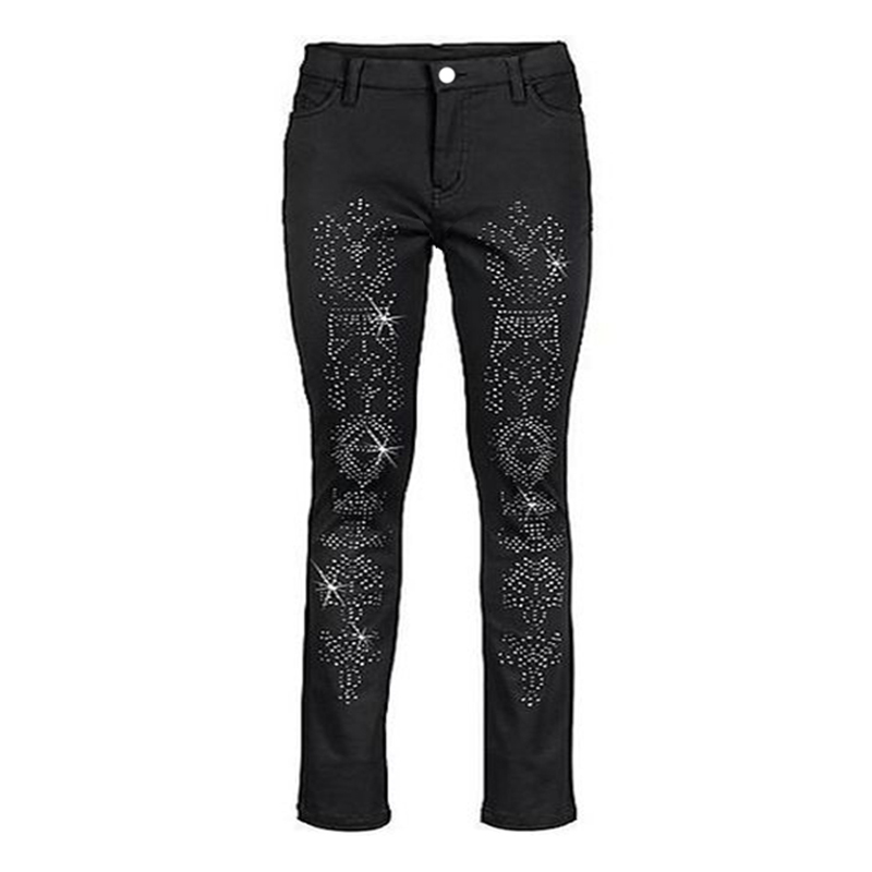 

Men's Jeans Black Stretchy Skinny Slim Fit Drill Punk Streetwear Hip hop Rap Biker Trousers Men Letter Denim Pencil Pants 230216, Tz036