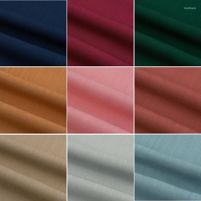 

Clothing Fabric Soft Slub Rayon Imitation Linen Viscose Cotton For Dress Black White Blue Green Pink By The Meter
