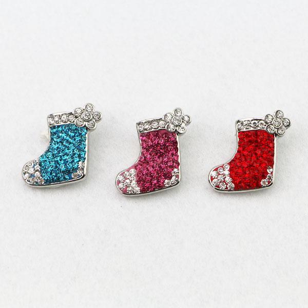 

Cuff Free EPacket 3colors High Quality Full Rhinestone 18mm Diy Snap Buttons Metal Button Charm Stocking Christmas Jewelry