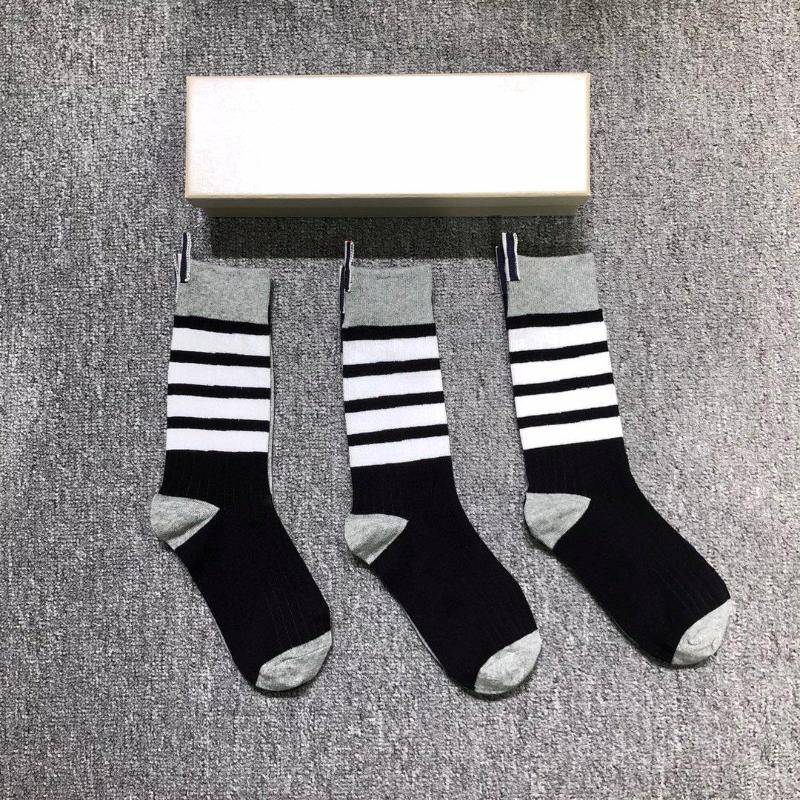 

Women Socks 3 Pairs Men Hip Hop Funny Stripes Contrast Retro Cotton Harajuku Happy Man Calcetas Divertidas, 3 pairs as show